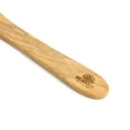 thumbnail image 2 of Berard Olive-Wood Handcrafted Curved Spatula with Holes, 2 of 5