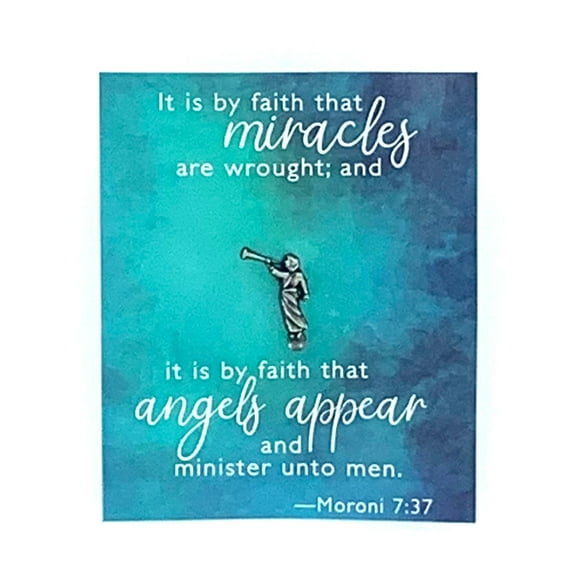 Tie Tack-Angel Moroni (silver)