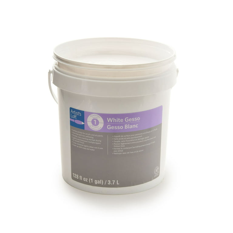 4 Pack: White Acrylic Gesso by Artist's Loft®, 1gal. 