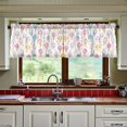 thumbnail image 3 of Yayeee Kitchen Curtains Tier Set of 2 Light Filtering 57"x36" Over Sink Window Panels, Colorful Ice Cream Pattern, 3 of 7