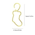 thumbnail image 4 of 50 Pack Ornament Hooks, Christmas Ornament Hooks Ornaments Hangers Hooks for Christmas Ornaments Metal Wire Ornaments Hooks Anchors for Xmas Tree Decorations Hanging, Gold, 4 of 5