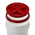 thumbnail image 2 of Gamma Seal Screw On Bucket Lids - For 5 Gallon Buckets - Red - Lid Only - Bucket Not Included, 2 of 2