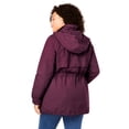 thumbnail image 2 of Woman Within Plus Size Taslon Anorak Jacket With Removable Fleece Lining, 2 of 6