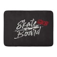 thumbnail image 1 of SIDONKU Skater of Skateboard and Skateboarding Graphics Print-Shirt Stamp Tee Doormat Floor Rug Bath Mat 23.6x15.7 inch, 1 of 1