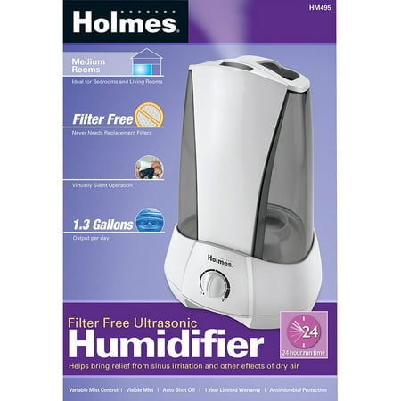 Holmes Ultrasonic Humidifier with Variable Mist Control