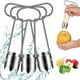 thumbnail image 1 of Juego de descorazonador de frutas y verduras de acero inoxidable | Herramienta para quitar el corazón de manzanas y pimientos con mango en forma de T | Aparato de cocina de grado alimenticio 304, 1 of 3