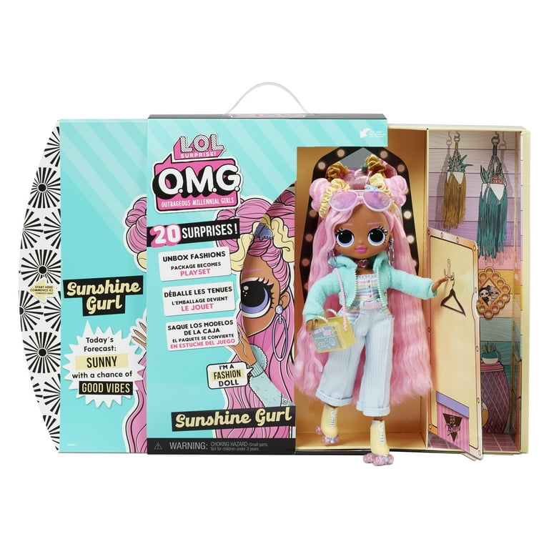 LOL Surprise OMG Sunshine Gurl Fashion Doll - Dress Up Doll Set