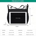 thumbnail image 4 of Sunyuer Waterproof Oxford Crossbody Bag for Women, Multi-Pocket Lightweight Adjustable Wide Strap Shoulder Messenger Bag Large Capacity Casual Handbag for Travel Shopping Daily Work, 4 of 8