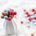 thumbnail image 3 of Visland 100Pcs Christmas Berries Realistic Looking Bendable Foam Fake Flower Simulated Fruit for Home Party, 3 of 8