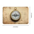 thumbnail image 3 of Uemuo Magnetic Old Compass On World Map Printed Door Mat Indoor Doormat 16"x24",Front Back Door Mats Non Slip Entrance Rugs,Inside Doormats for Entryway, 3 of 9
