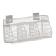 thumbnail image 5 of Cesta colgante de pared, tarros de especias, soporte para estante, estantes de despensa, cesta resistente para frutas y verduras, cesta organizadora 3 rejillas, 5 of 9