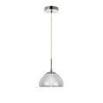 thumbnail image 2 of Elegant Lighting LDPD2019 5 x 7 Po. Pendentif Chrome Réflexion 1 Lumière, 2 of 4
