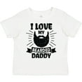 thumbnail image 3 of Inktastic I Love My Bearded Daddy for Fathers Day with Grunge Boys Toddler T-Shirt, 3 of 5