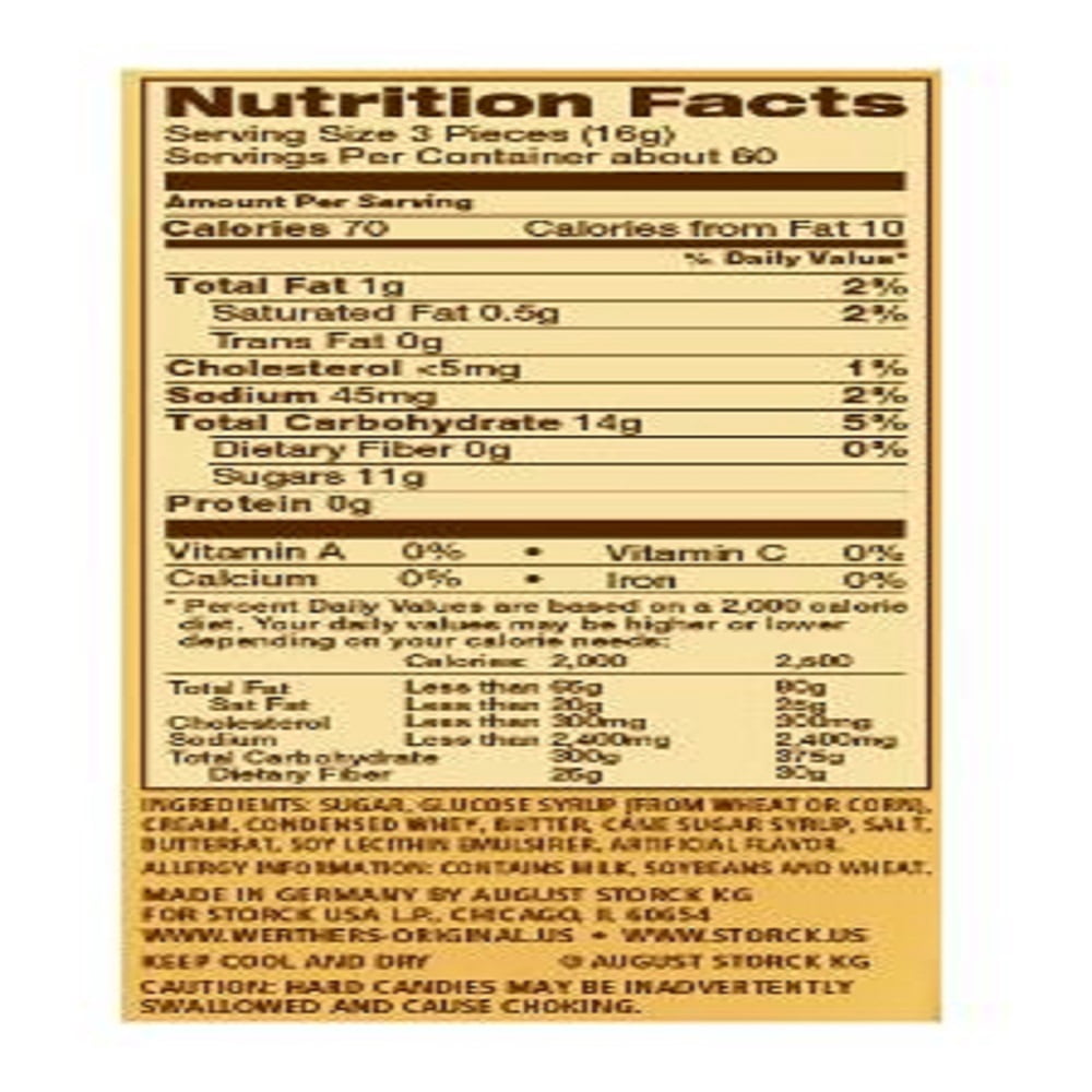 Werther's Original Hard Candies, 34 oz
