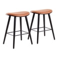 thumbnail image 1 of Saddle Counter Height Stool from LumiSource, Set of 2, 1 of 8
