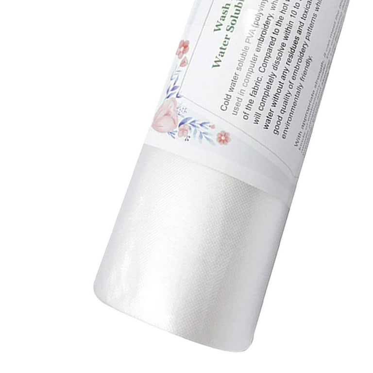 Pellon Print-Stitch-Dissolve Paper Stabilizer, White 8.5 x 11 Length 12  Sheets Precut Embroidery Kits 