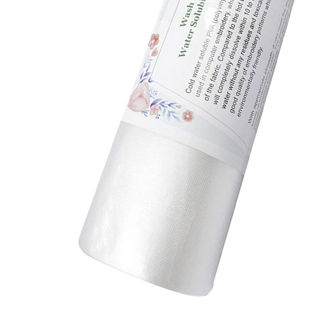 Papier Soluble Broderie Stabilisateur Broderie Soluble à L'Eau - Rouleau 25cm X 10m - Pour Machine à Broder - Hydrosoluble Tissu Thermocollant Papier Soluble Broderie Stabilisateur Broderie Soluble à L'Eau - Rouleau 25cm X 10m - Pour Machine à Broder - Hydrosoluble Tissu Thermocollant