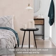 thumbnail image 5 of Dilan Solid Mango Wood End Table 23 Inch Round Tray Top Black, 5 of 8