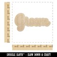thumbnail image 2 of Groom Wedding Fun Text Wood Shape Unfinished Piece Cutout Craft DIY Projects - 6.25 Inch Size - 1/8 Inch Thick, 2 of 7