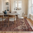 thumbnail image 3 of Bloom Rugs Washable Non-Slip 6' x 9' Rug - Red / Orange / Beige Traditional Oriental Area Rug for Living Room, Bedroom, Dining Room, and Kitchen - Exact size: 6' x 9', 3 of 9