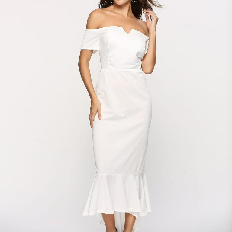 holographic mermaid dress Holographic Sequin Formal Dress – Flaunt It