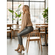 thumbnail image 4 of Leggins Cuero Afelpado Interior Strech Unitalla Legging Térmico de Talle Alto Malla Vinipiel Legins Mallon de Mujer, 4 of 6