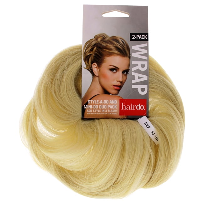 Style-a-do And Mini-do Duo Pack - R22 Swedish Blonde by Hairdo for Women - 2 Pc Hair Wrap