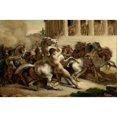 thumbnail image 2 of Théodore Géricault 24x17 Black Ornate Framed Double Matted Museum Art Print Titled: The Race of the Riderless Horses (1817), 2 of 5