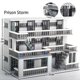 thumbnail image 1 of Nuevos 3 pisos, escena militar, prisionero, cárcel, bloques de construcción, estación de policía de ciudad, juegos de modelos, ladrillos, juguetes para niños y adultos, 1 of 2