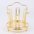 thumbnail image 3 of Nordic Style Metal Countertop Mug Holder, 6 Cup Dryer Kitchen Coffee Mug Tree Countertop Tea Cups Holder Stand, 3 of 8