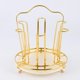 thumbnail image 3 of Soporte Moderno de 6 Ganchos de Metal Dorado para Vasos, Estante de Secado, Soporte para Encimera, Soporte para Gancho, 3 of 8