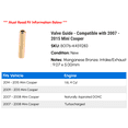 thumbnail image 2 of Valve Guide - Compatible with 2007 - 2015 Mini Cooper 2008 2009 2010 2011 2012 2013 2014, 2 of 2