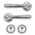 thumbnail image 6 of Elegant Vintage Door Handle With Lock and Key Portable Accessory for Bedroom and Bathroom Security Daily Casual Use, 6 of 8