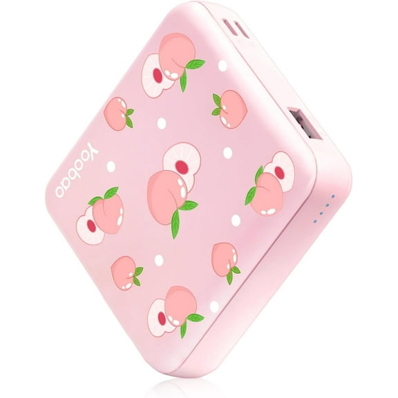Yoobao Portable Charger 20W 10000mAh Cute USB-C in & Out Power Bank Fast Charging, PD 3.0 QC 4.0 High-Speed Charging Phone Battery Pack Compatible with iPhone 14 13 12Pro Max iPad Samsung - Pink