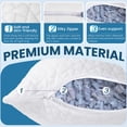 thumbnail image 6 of Lolsea Memory Foam Queen Bed Pillows Set of 2, Adjustable Loft Hotel Pillows for Side, Back, and Stomach Sleepers, Queen, 6 of 9