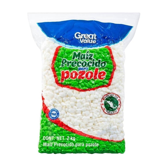 Maíz precocido Great Value para pozole 2 kg