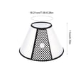 thumbnail image 3 of Transparent Pet Elizabethan Collar Breathable Soft Edges Recovery Cone Lick Wound Healing E-Collar For Cats Puppies Medium Dogs Protective Sleeve Clear, 3 of 7