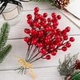 thumbnail image 4 of Christmas Tree Decorations,Christmas Holly Berries Picks,Artificial Red Berry ,Faux Plastic Berry Branches,5.9inch Winter Berry Sprigs,for New year Party Home Decor 40PCS, 4 of 7