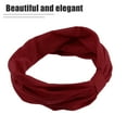 thumbnail image 4 of Unique Bargains Headbands Cotton Sweatbands Stretchy Moisture Wicking Headband for Sports for Women Red 1 PCS, 4 of 6