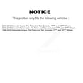 thumbnail image 2 of Transit Auto Rear Complete Shocks Strut and Coil Spring Mount Assemblies Kit for Car Chevrolet Impala Monte Carlo Oldsmobile Intrigue Fits Police Taxi; Excludes 17" 18" Wheels - K78A-100264, 2 of 2