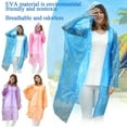 thumbnail image 4 of Jubipavy Raincoat Adult Raincoat Outdoor Travel Hiking Raincoat Ordinary Open-mouth Thick Raincoat, 4 of 4
