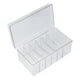 thumbnail image 5 of Organizador De Suministros De Pestañas, 6 Compartimentos, Tapa Acrílica Impermeable A Prueba De Polvo, Organizador De Extensión De Pestañas Transparente Para Salón De Belleza, 5 of 7