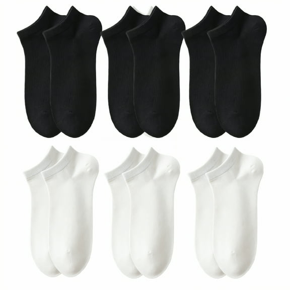 TELOLY 6Pairs Ankle Socks for Women,Cotton Ankle Socks for Women 9-12,Cute Socks for Women
