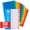 2, variant on 60 Tabs Binder Dividers for 3 Ring Binders, File Notebook Dividers with 11 Pre-punched Holes, Plastic 5 Sets 12 Tabs Dividers for School Supplies and Office Workers