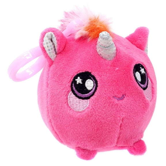 Squeezamals Series 2 Pink Unicorn Clip On Plush