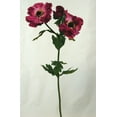 thumbnail image 5 of Bag Of 6, 23 Inch Satin Poppy Spray w/3 Blooms Perfect For Adding Color To Spring & Summer Arrangements/Décor - Purple, 5 of 5