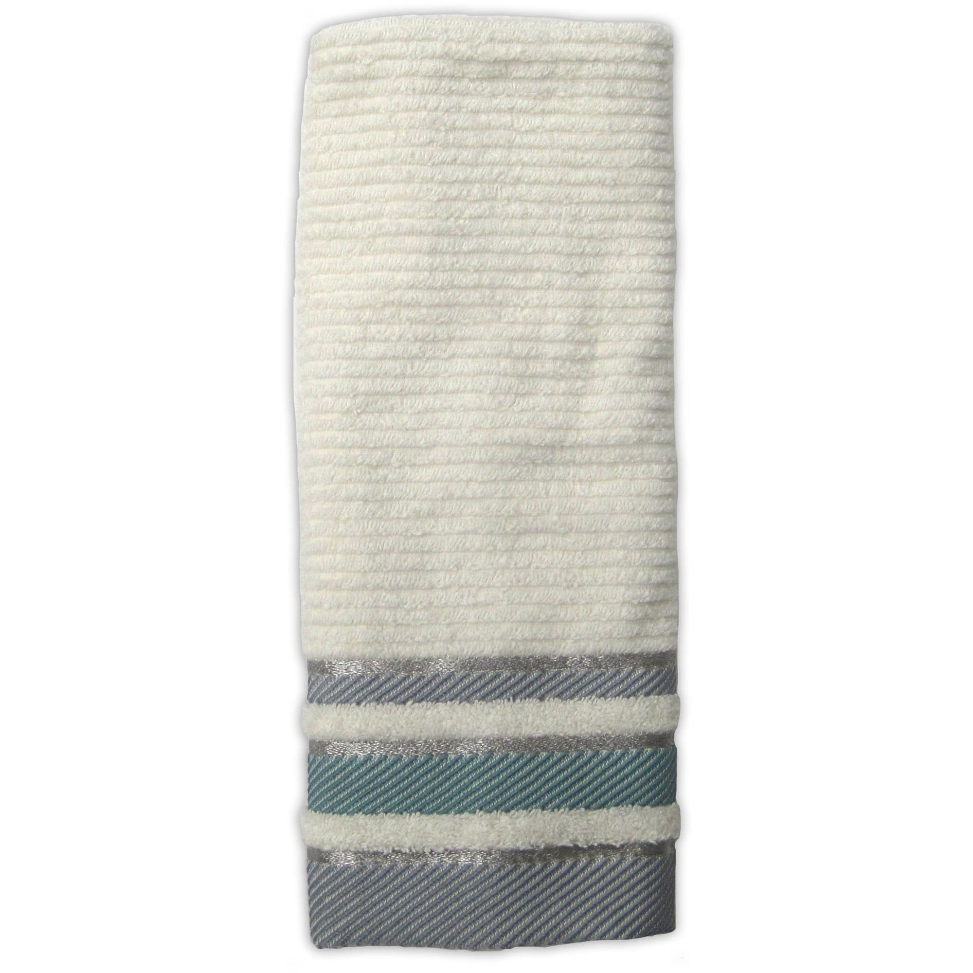 Better Homes & Gardens Glimmer Cotton Hand Towel 16" x 28", 1 Each