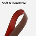 thumbnail image 4 of HUGFEGWE 1 Roll PVC Soft & Flexible Laminate Floor Trim Self-Adhesive Floor Gaps Flat Transition Strip Door Threshold Transition Strip (Brown) U2536-11371, 4 of 9