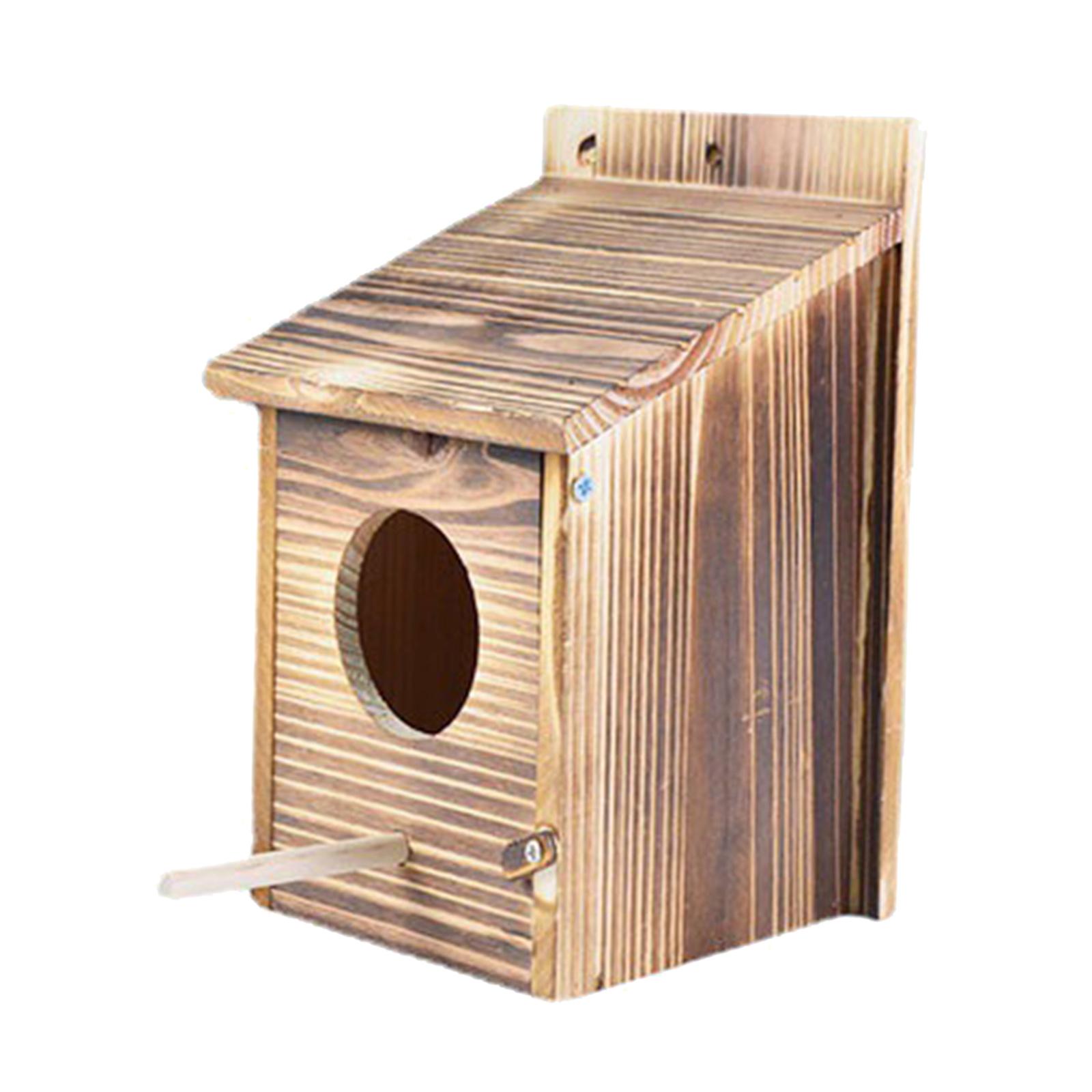 Bluebird House, Solid Wood Birdhouse, Weatherproof Bird House Designed Cleaning, Latch, , Fledgling Grooves - image 1 of 9