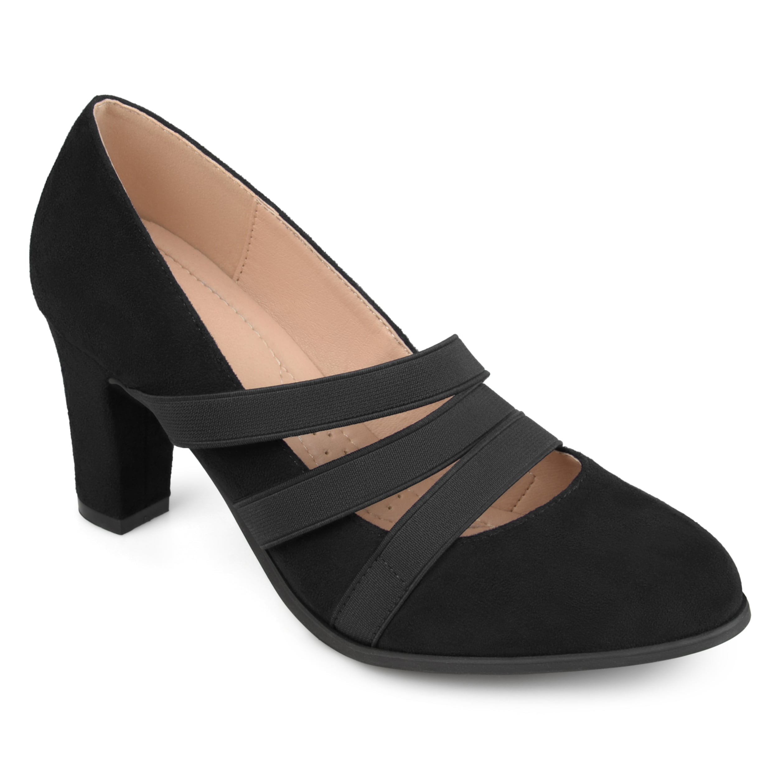 pumps with elastic straps